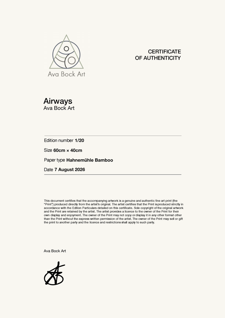 Airways — Certificate of Authenticity
